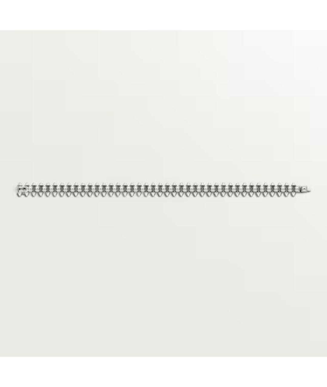 CARTIER Серебрянный браслет из белого золота, фото 4