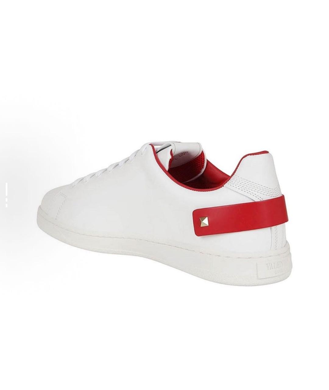 VALENTINO Белые кожаные кеды, фото 2