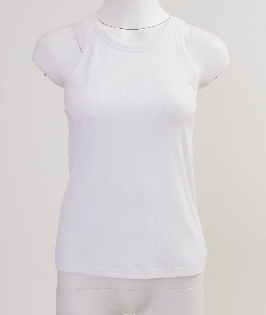 TOTEME Белая хлопковая майка, фото 4