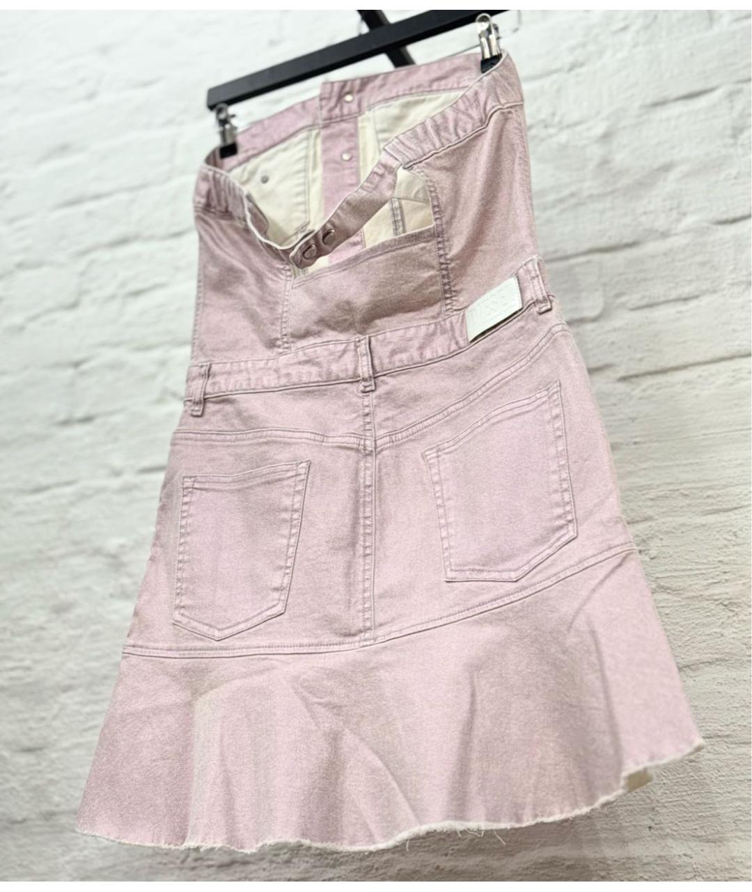 DIESEL Розовый хлопковый сарафан, фото 7