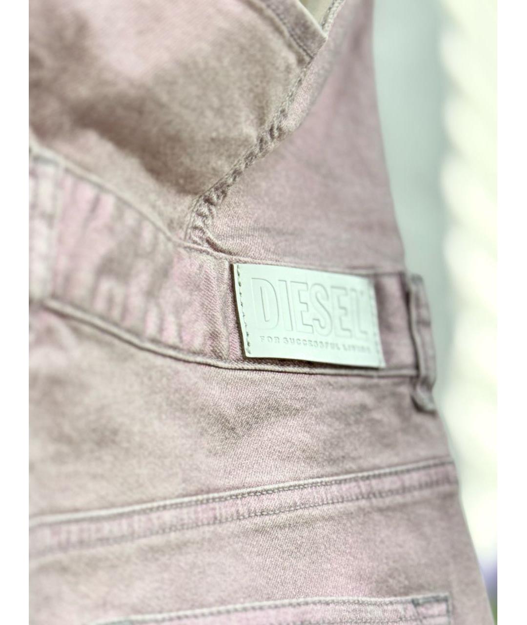 DIESEL Розовый хлопковый сарафан, фото 6