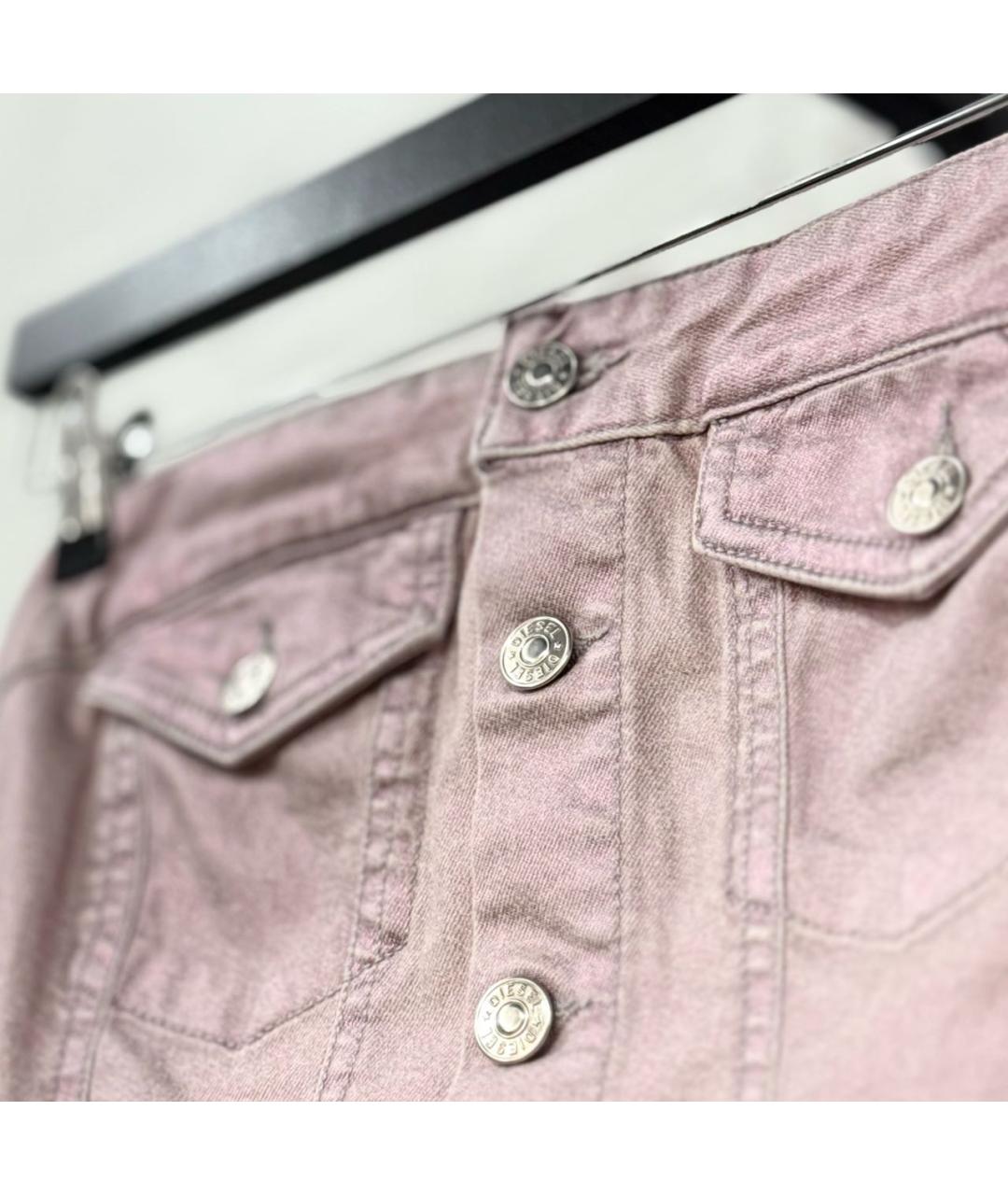 DIESEL Розовый хлопковый сарафан, фото 3