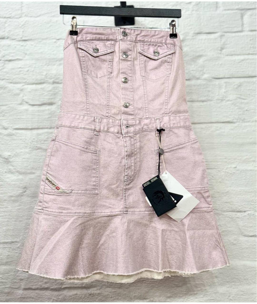 DIESEL Розовый хлопковый сарафан, фото 8