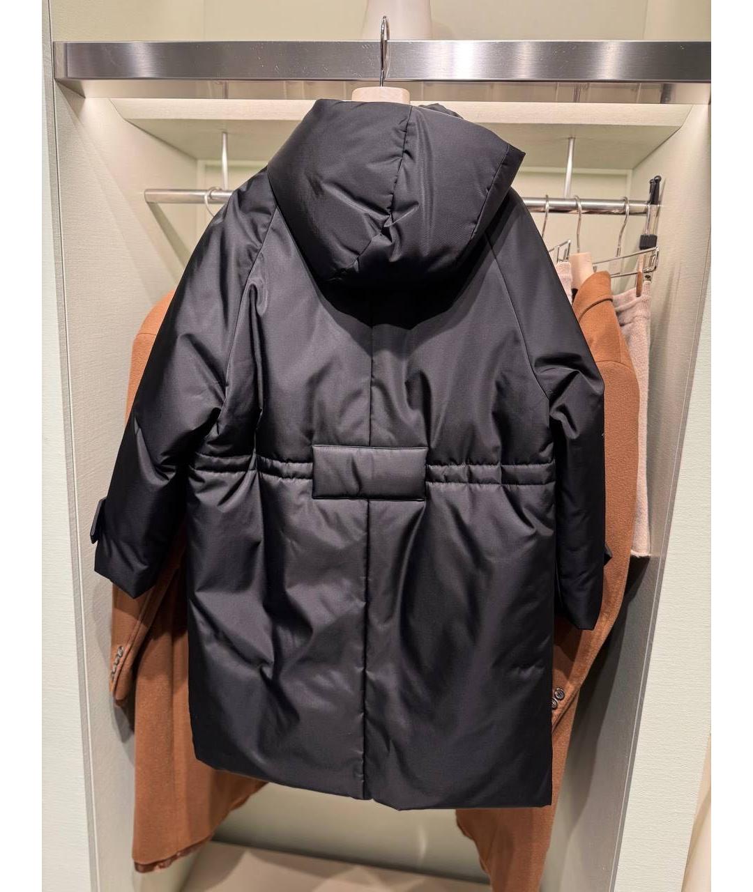 PRADA Черный полиэстеровый пуховик, фото 4