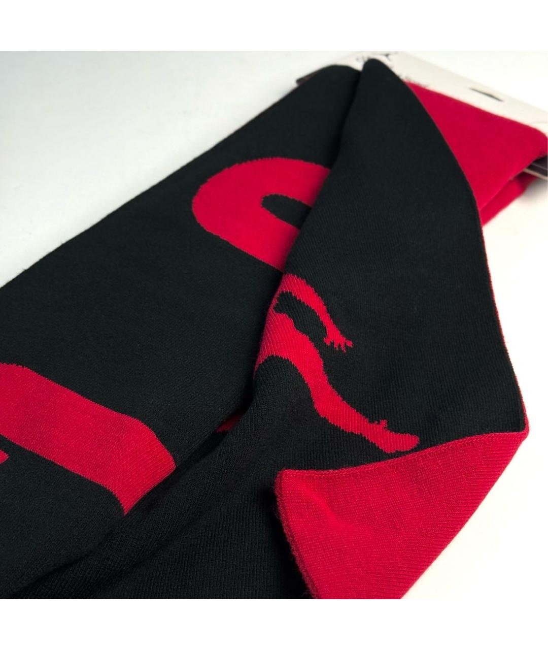 JORDAN Красный шерстяной шарф, фото 5