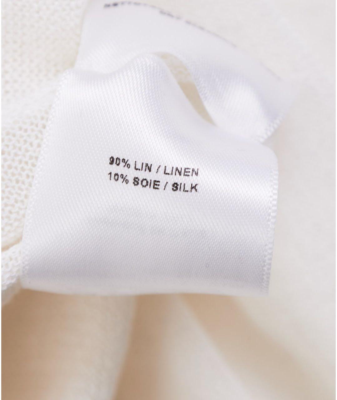 ALAIA Белый хлопковый кардиган, фото 3