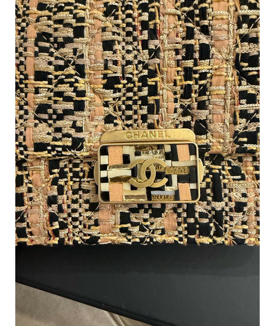 CHANEL Мульти твидовая сумка через плечо, фото 7