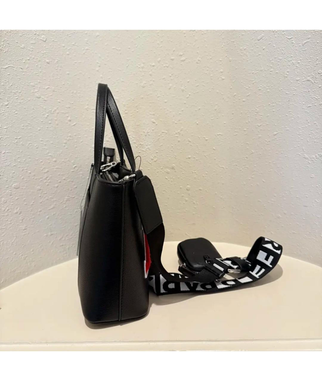 KARL LAGERFELD Черная сумка через плечо из искусственной кожи, фото 5
