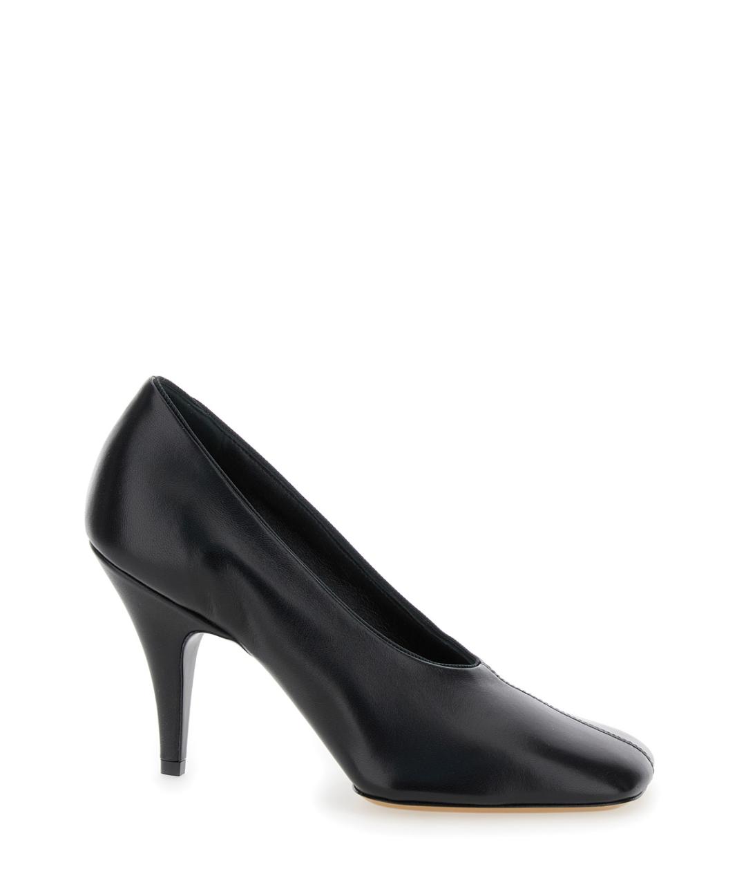 PHOEBE PHILO Черные кожаные туфли, фото 1