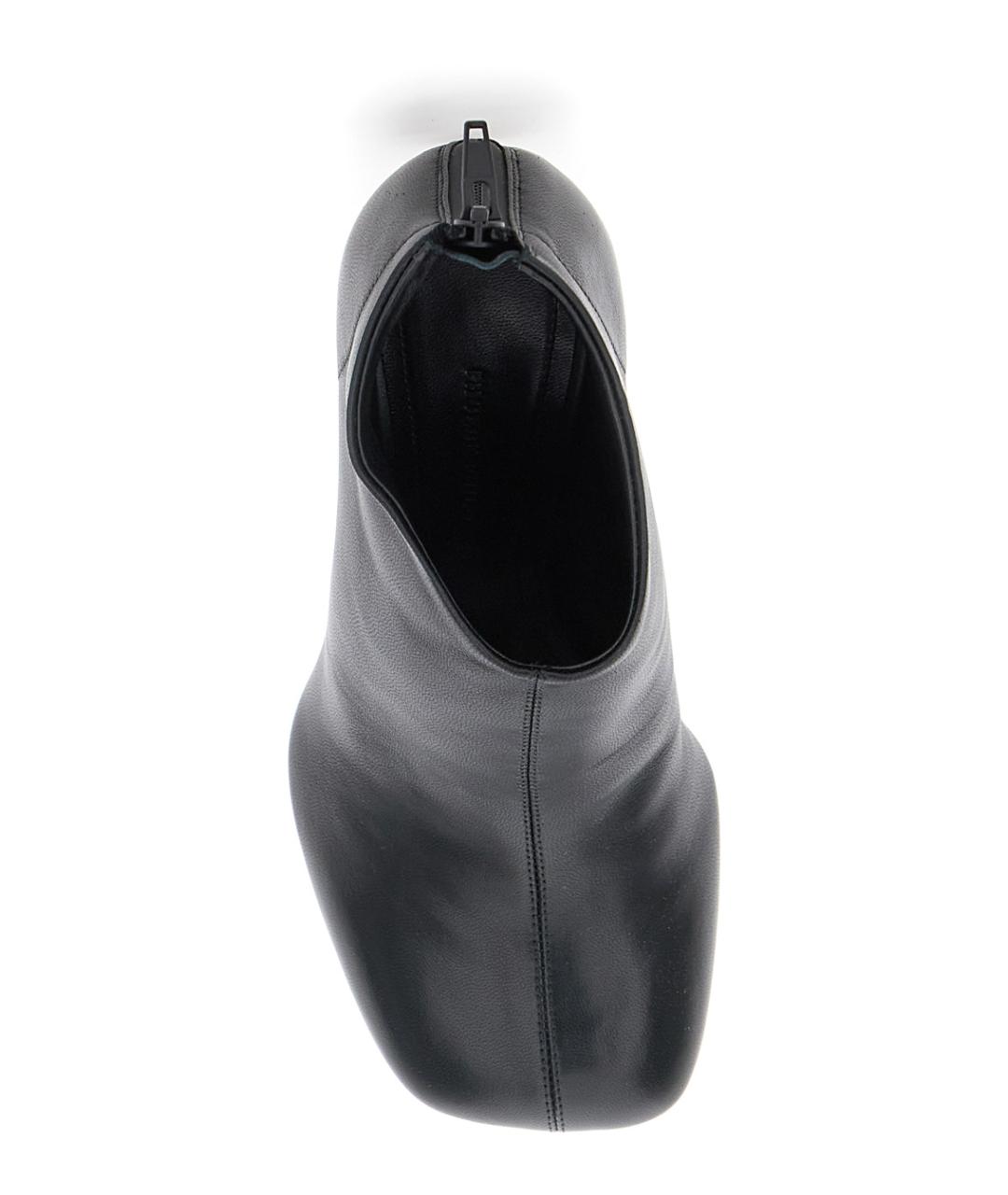 PHOEBE PHILO Черные кожаные ботильоны, фото 4