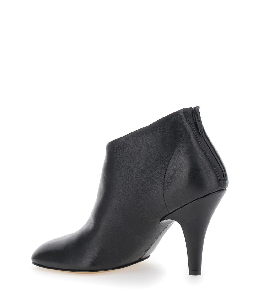 PHOEBE PHILO Черные кожаные ботильоны, фото 3