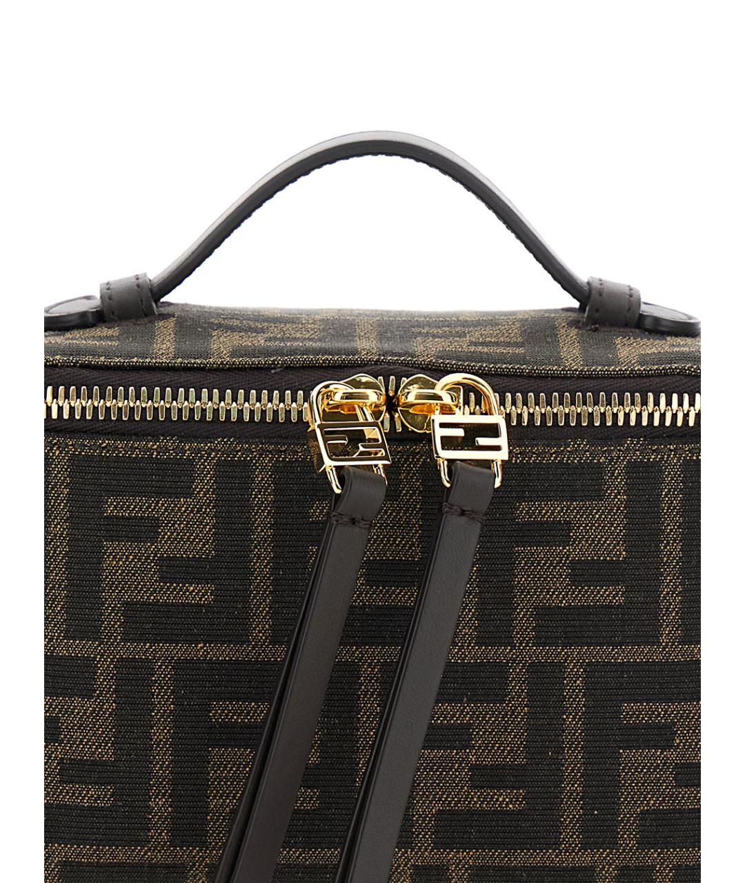 FENDI Коричневая сумка через плечо, фото 3