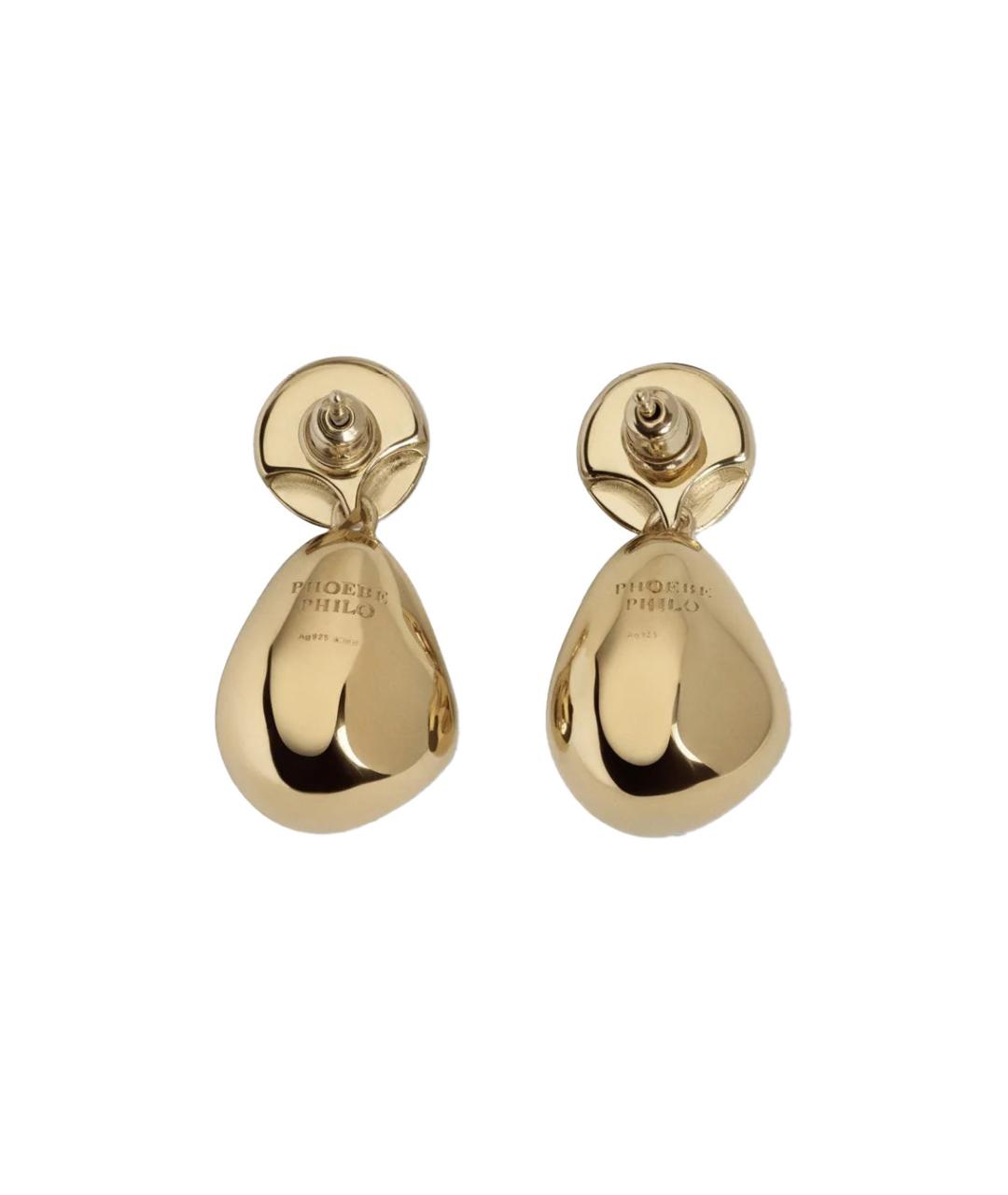 PHOEBE PHILO Золотые серьги, фото 2
