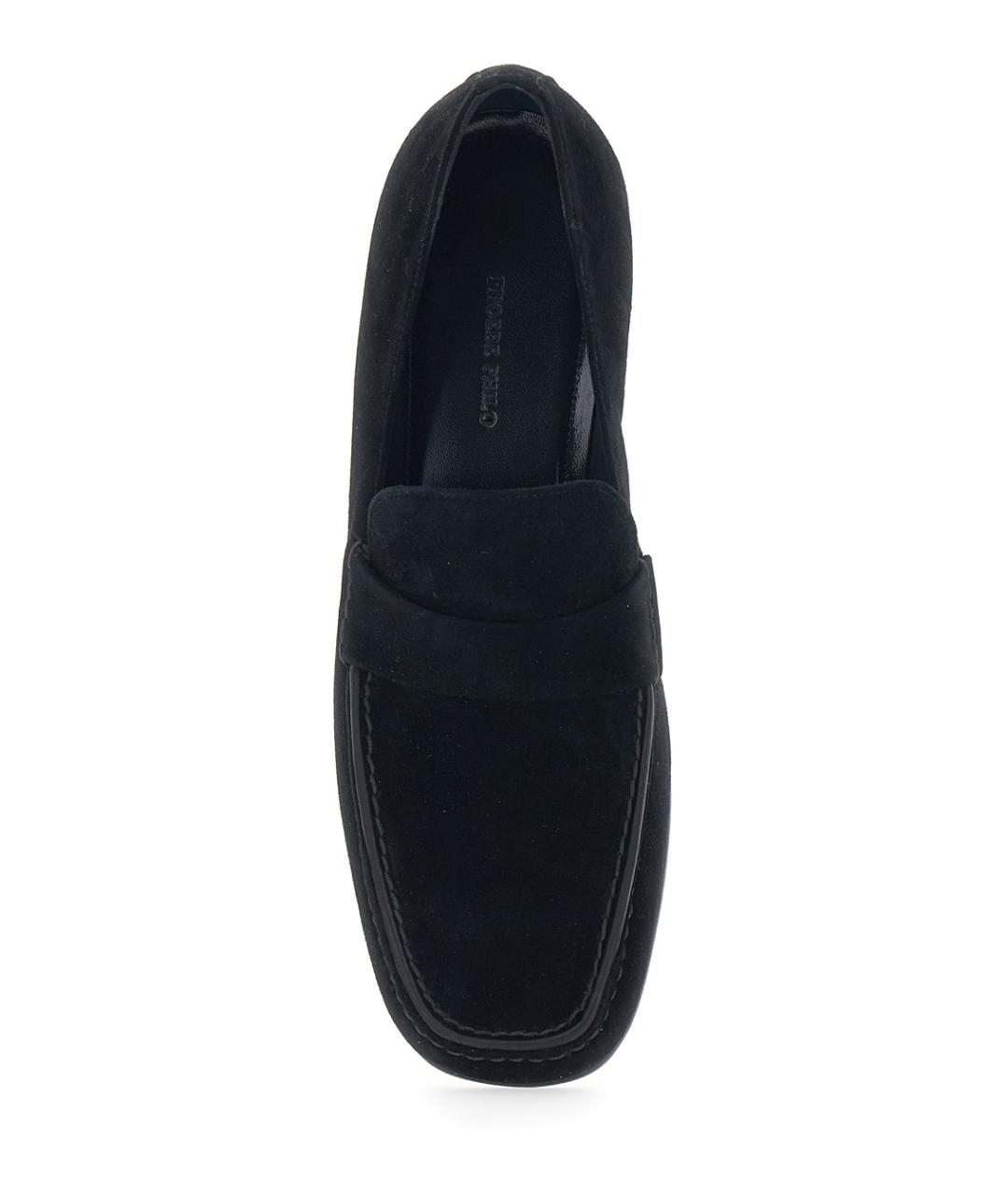 PHOEBE PHILO Черные кожаные лоферы, фото 4