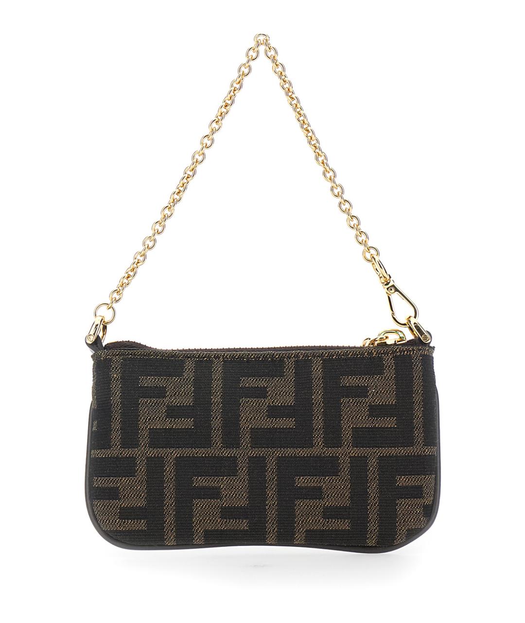 FENDI Коричневая сумка через плечо, фото 2