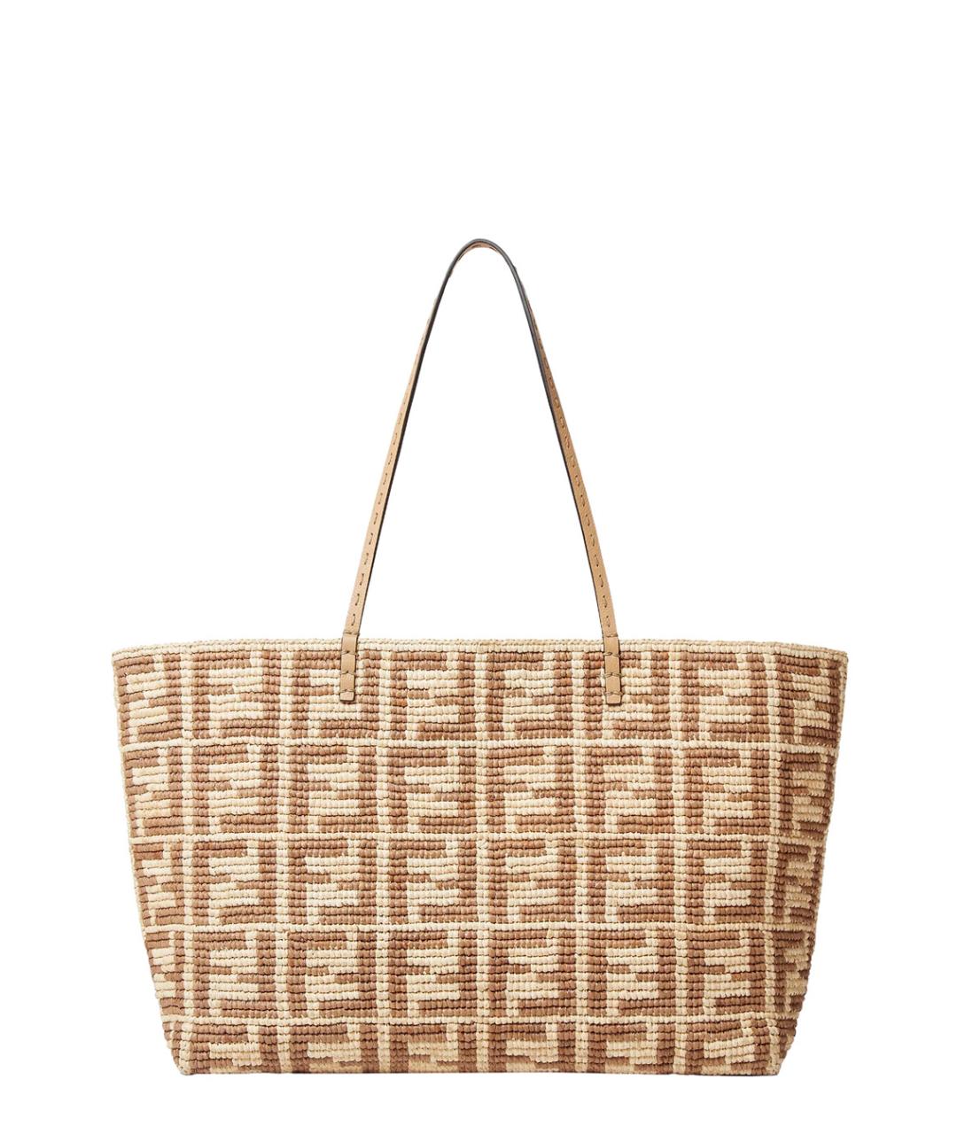FENDI Бежевая сумка тоут, фото 1