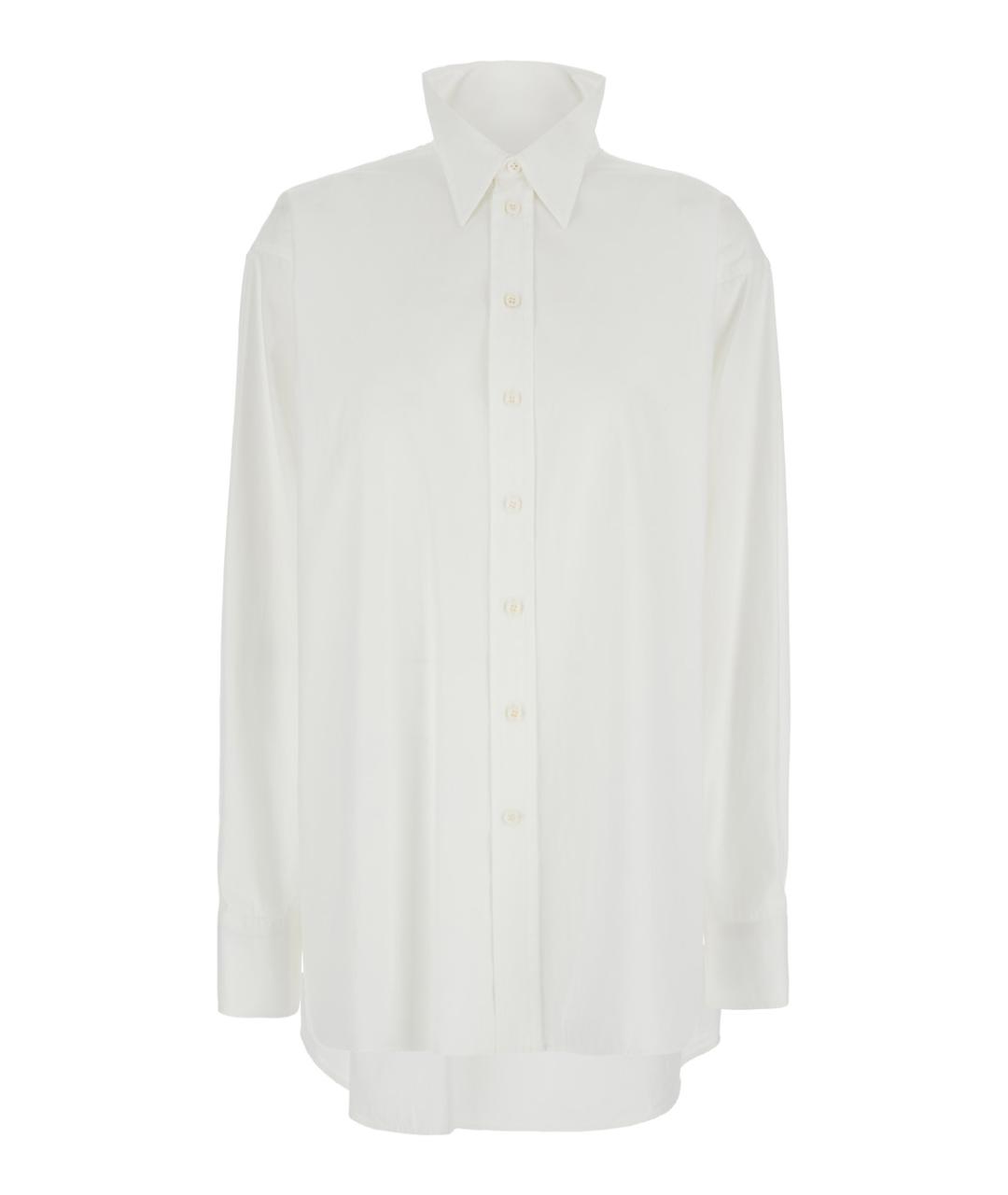 PHOEBE PHILO Белая хлопковая рубашка, фото 1