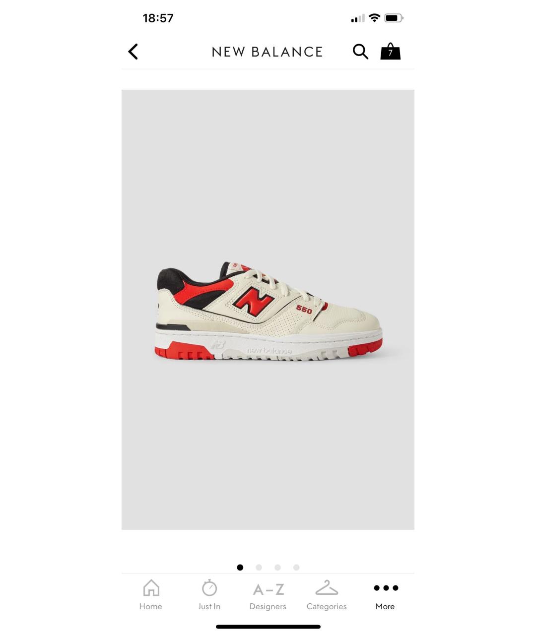 NEW BALANCE Белые кожаные кроссовки, фото 2