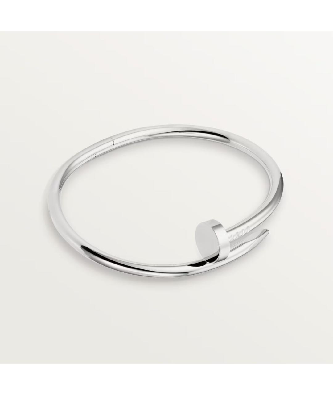 CARTIER Серебрянный браслет из белого золота, фото 4