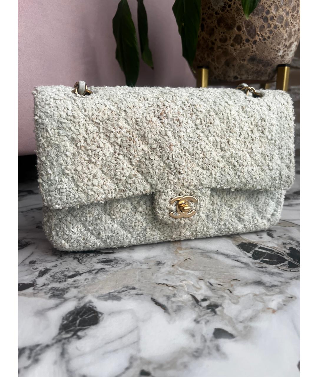 CHANEL Бирюзовая сумка через плечо, фото 5