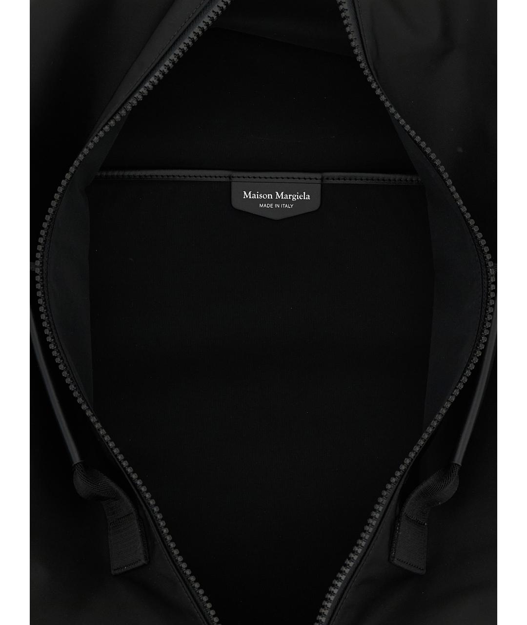 MAISON MARGIELA Черный синтетический рюкзак, фото 4