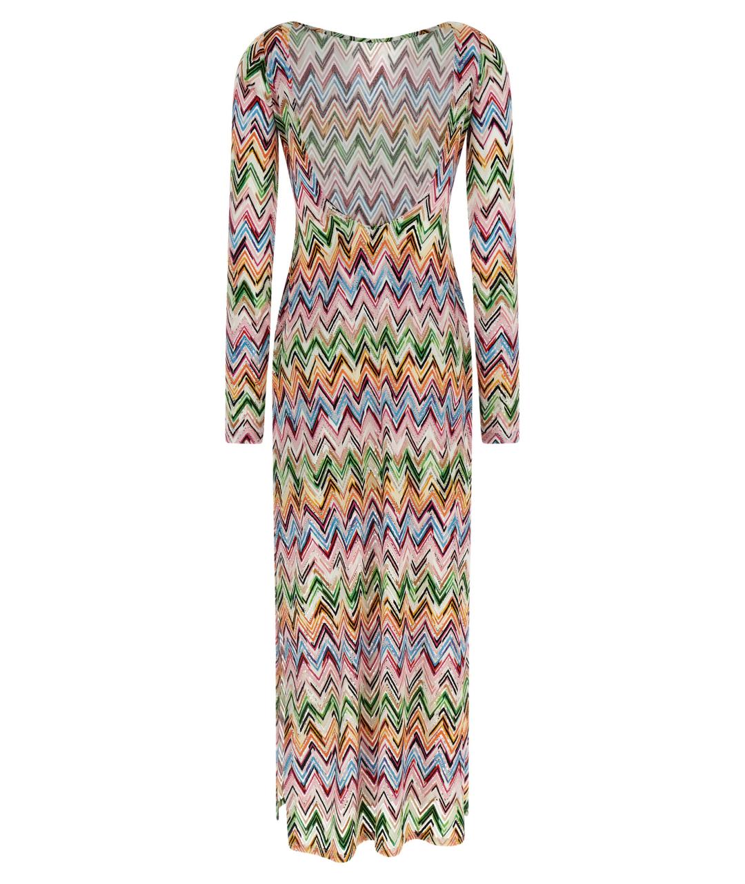MISSONI Мульти вискозное повседневное платье, фото 2