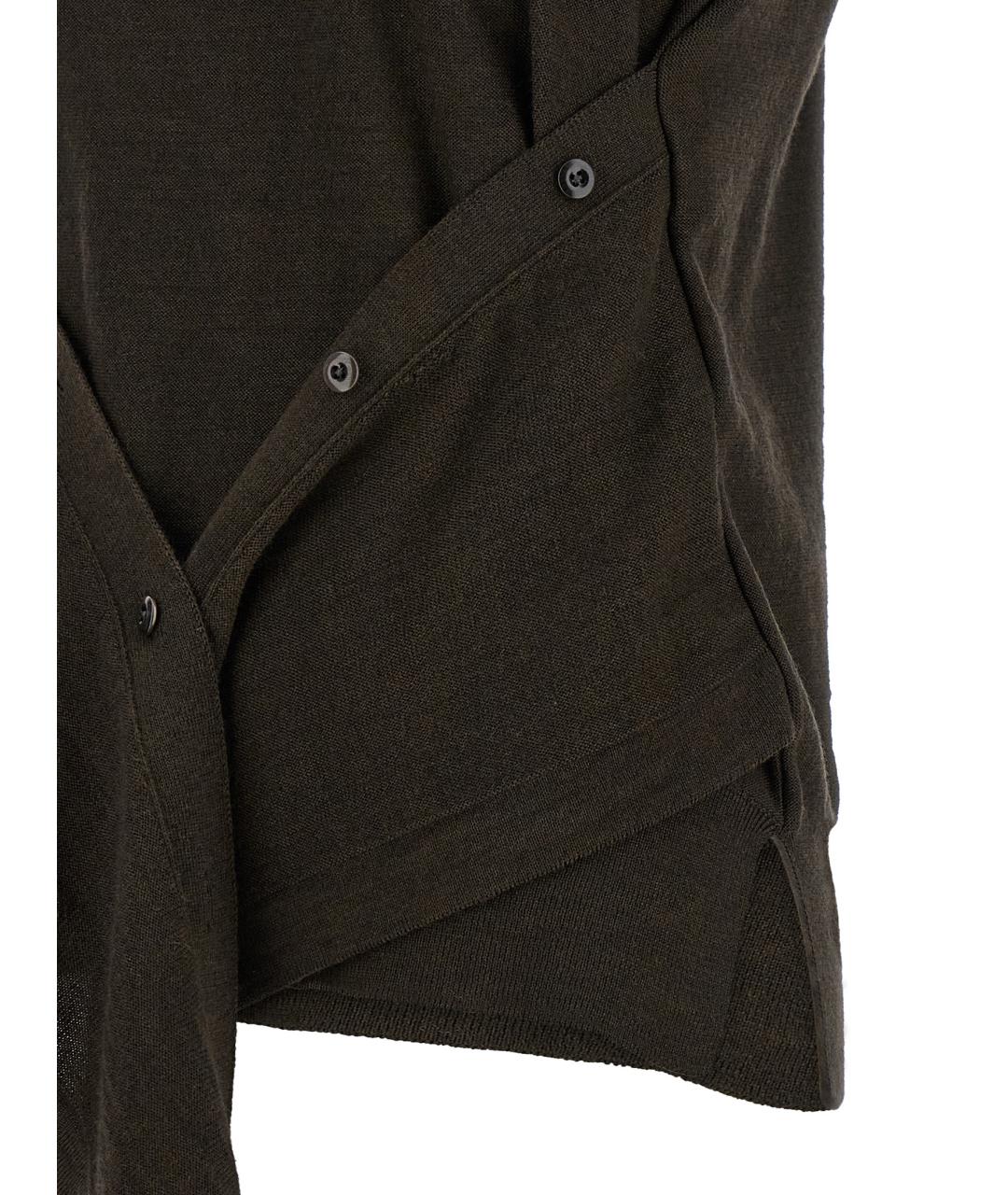 LEMAIRE Коричневая шерстяная жилетка, фото 4