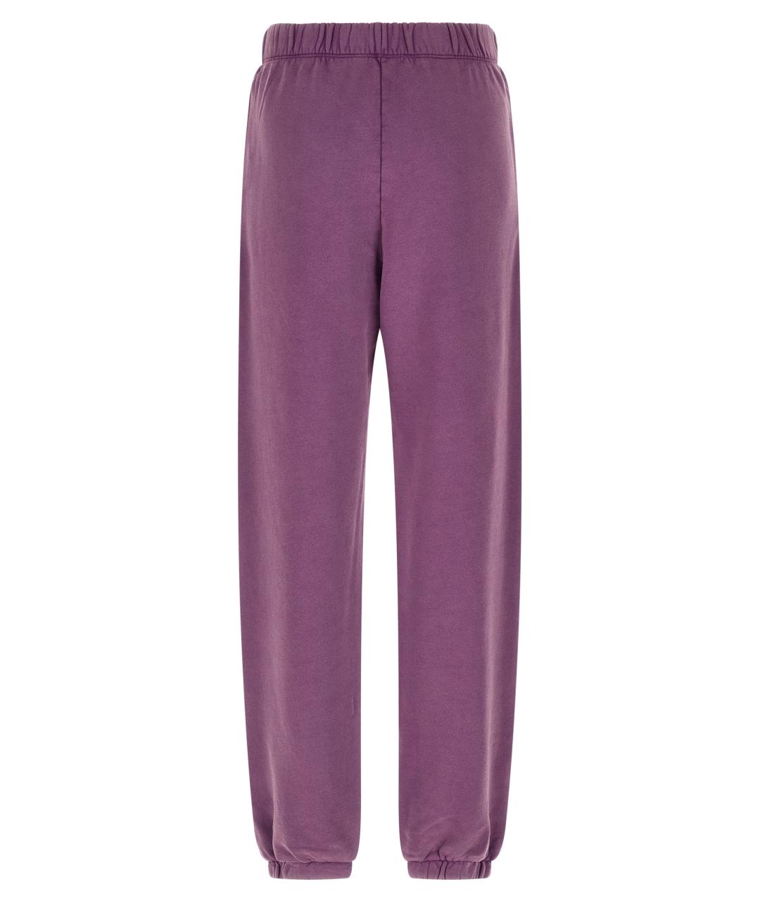 THE ATTICO Фиолетовые хлопковые спортивные брюки и шорты, фото 2