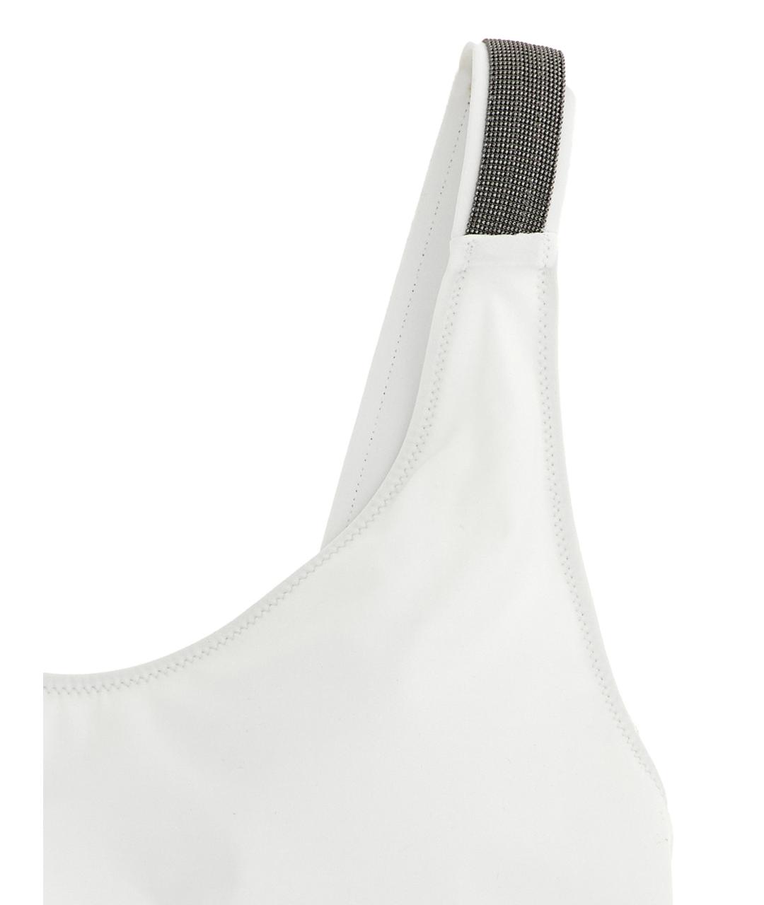 BRUNELLO CUCINELLI Белый полиамидовый купальник, фото 3