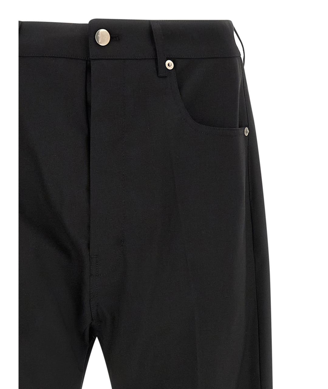 RICK OWENS Черные прямые джинсы, фото 3