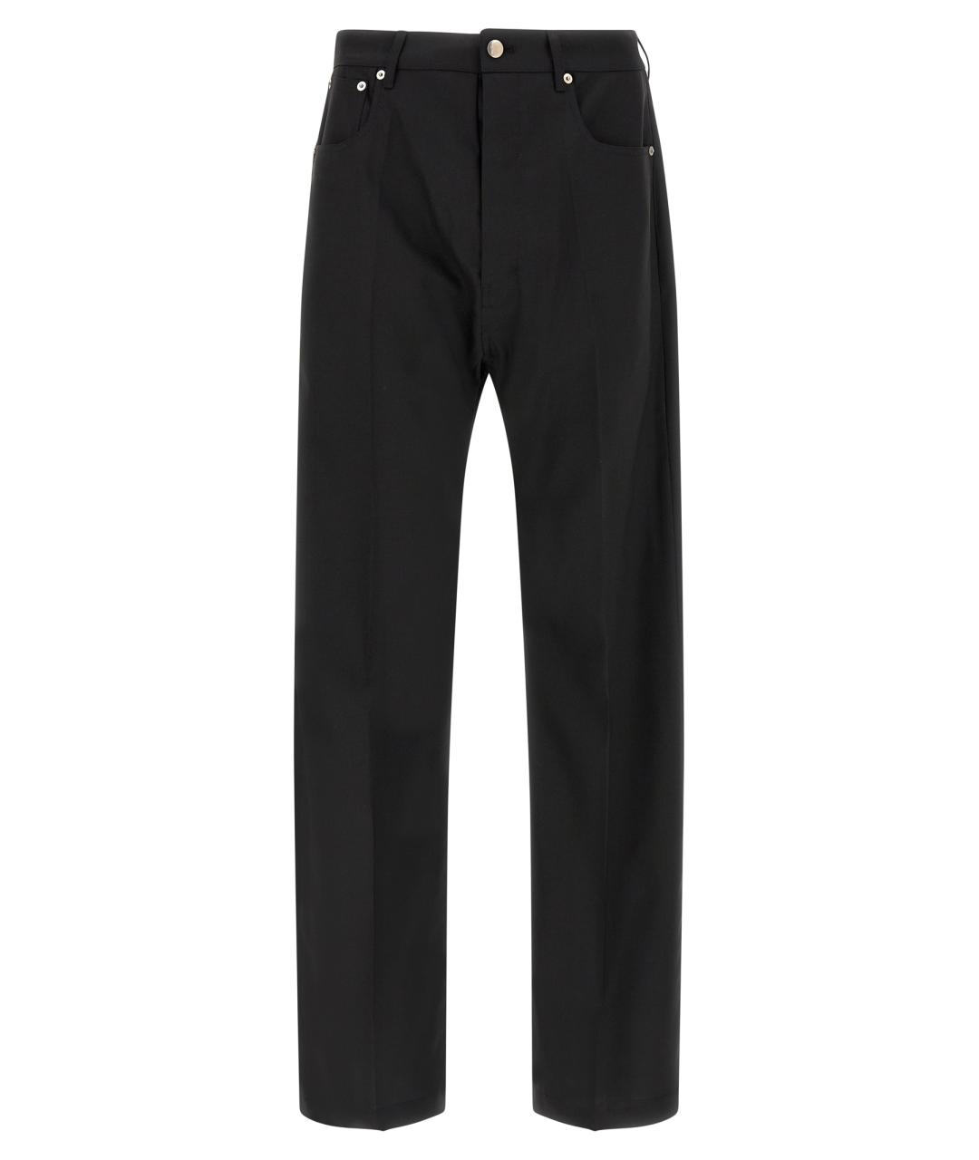 RICK OWENS Черные прямые джинсы, фото 1