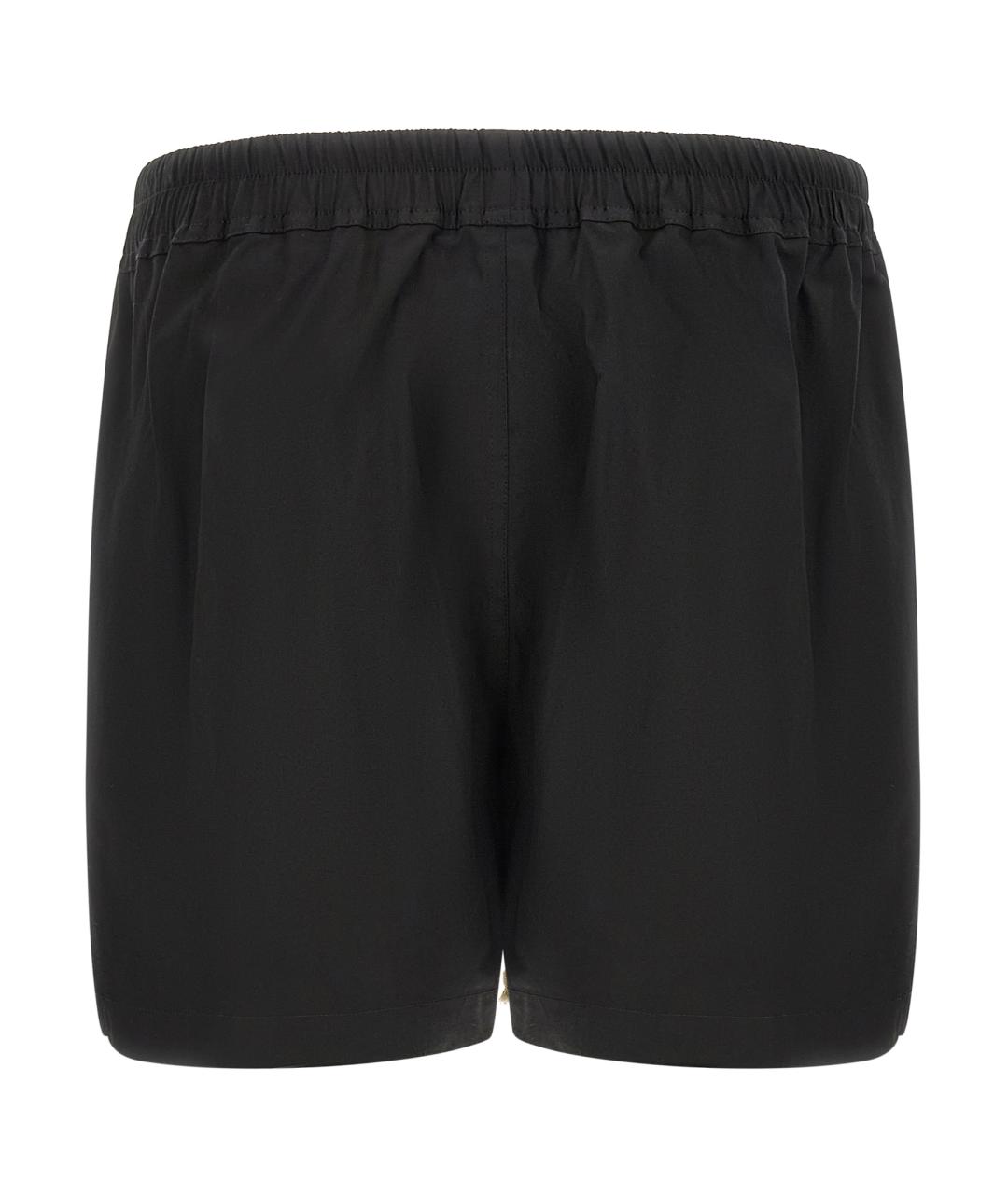 RICK OWENS Черные хлопковые шорты, фото 2