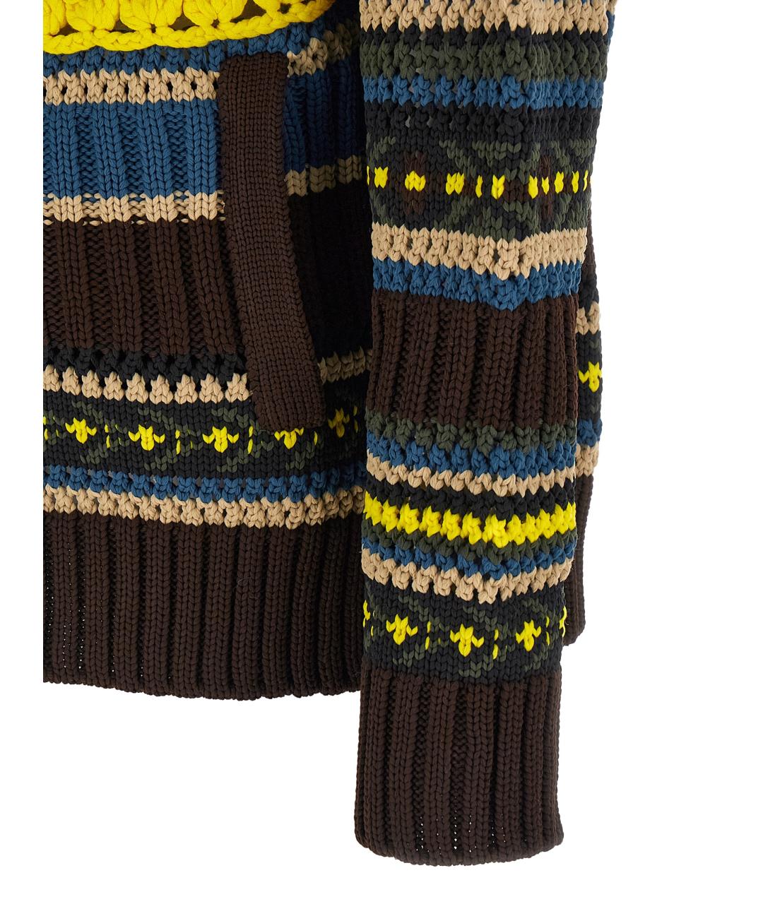 SACAI Мульти хлопковый кардиган, фото 4