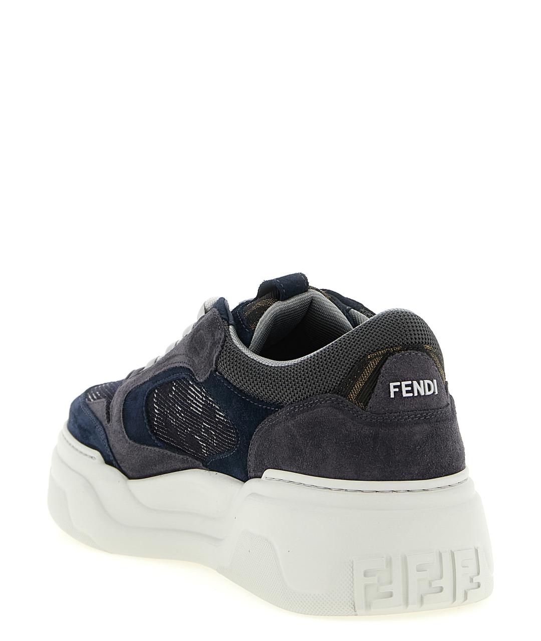 FENDI Мульти кожаные низкие кроссовки / кеды, фото 3