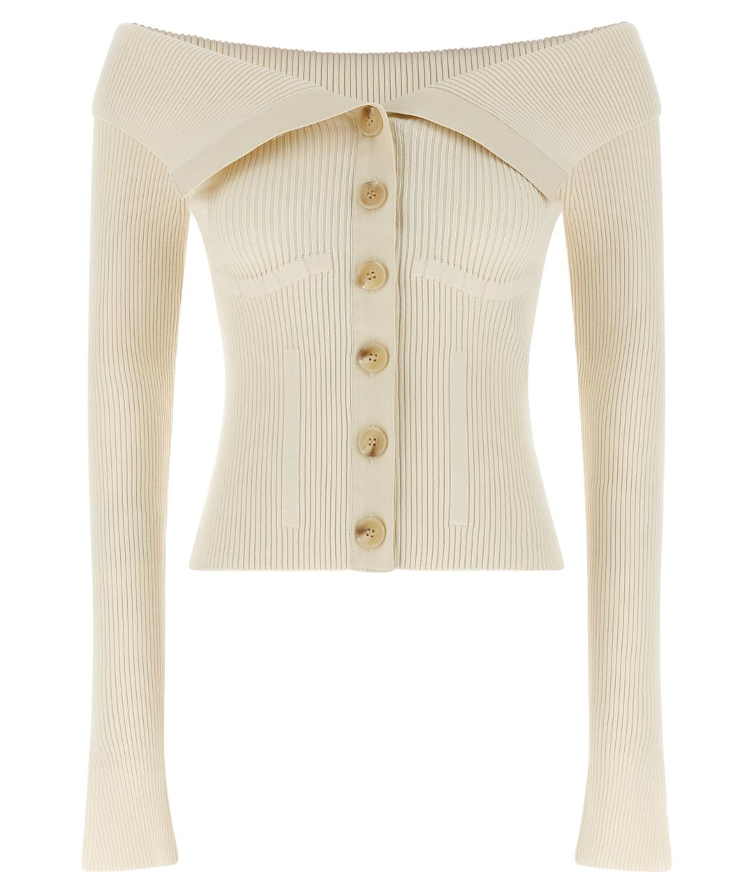 ZIMMERMANN Бежевый вискозный кардиган, фото 1