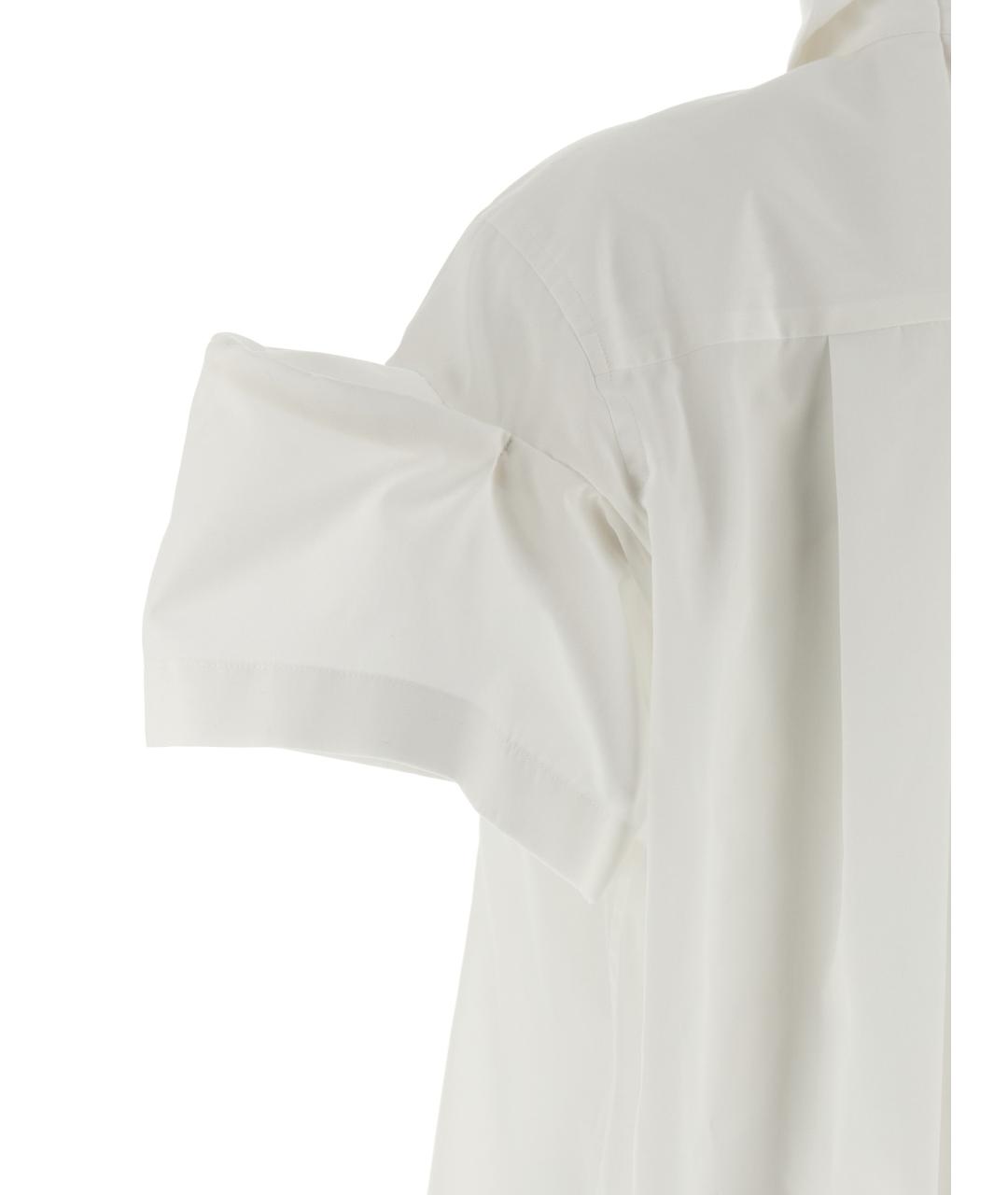 SACAI Белая хлопковая рубашка, фото 4