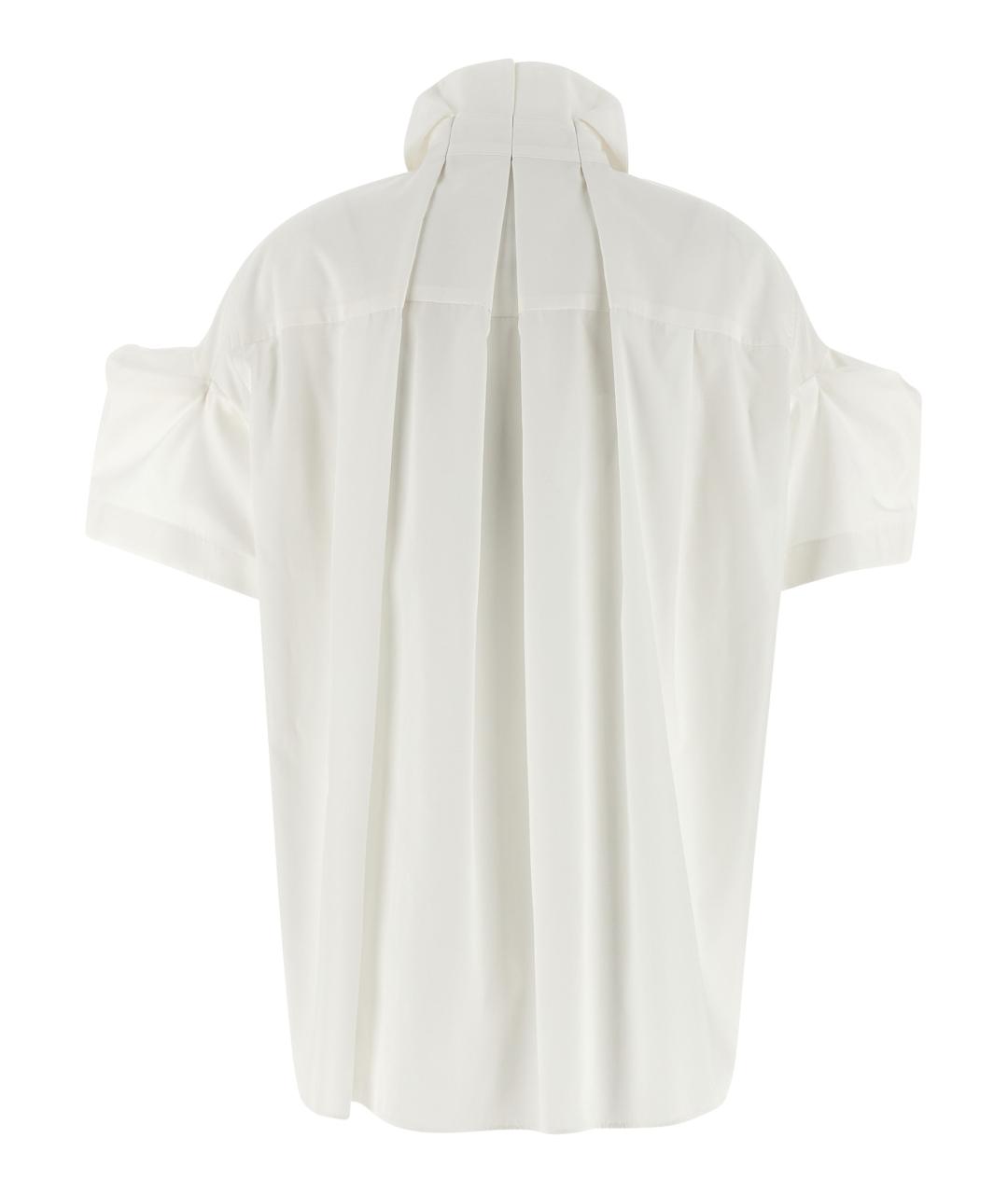 SACAI Белая хлопковая рубашка, фото 2