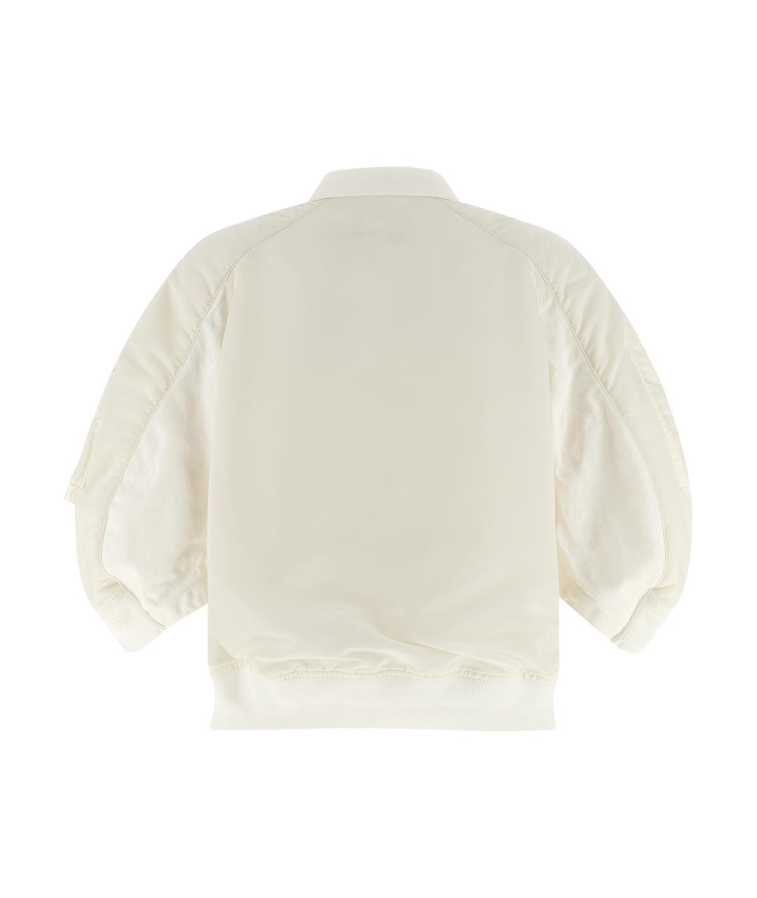 SACAI Белая хлопковая куртка, фото 2