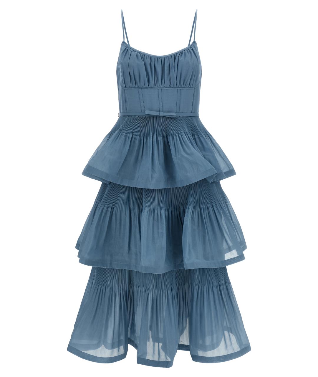 ZIMMERMANN Голубой сарафан, фото 1