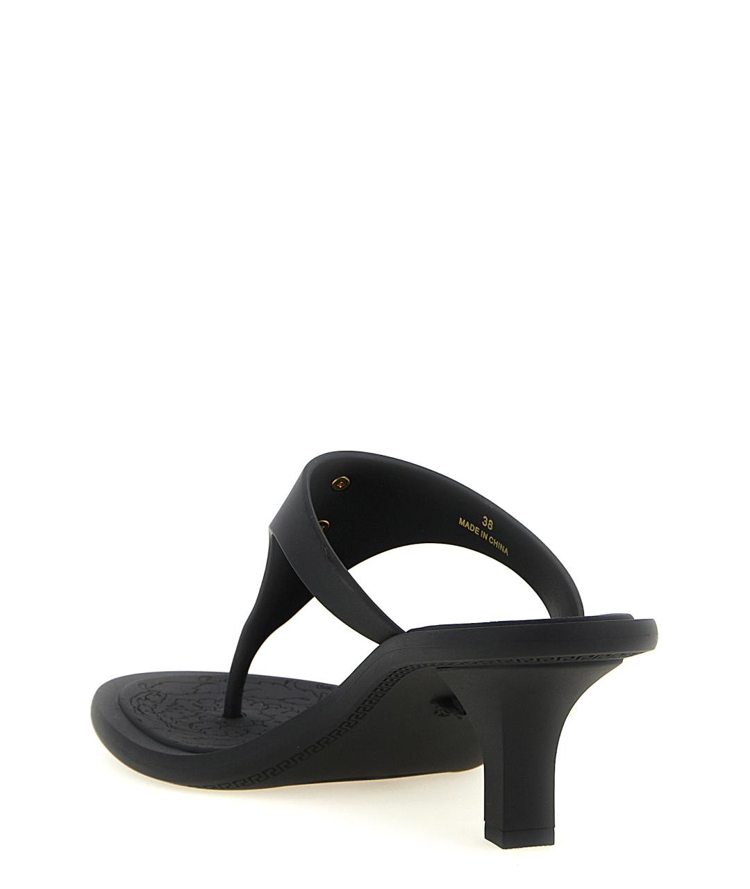 VERSACE Черные резиновые мюли, фото 3