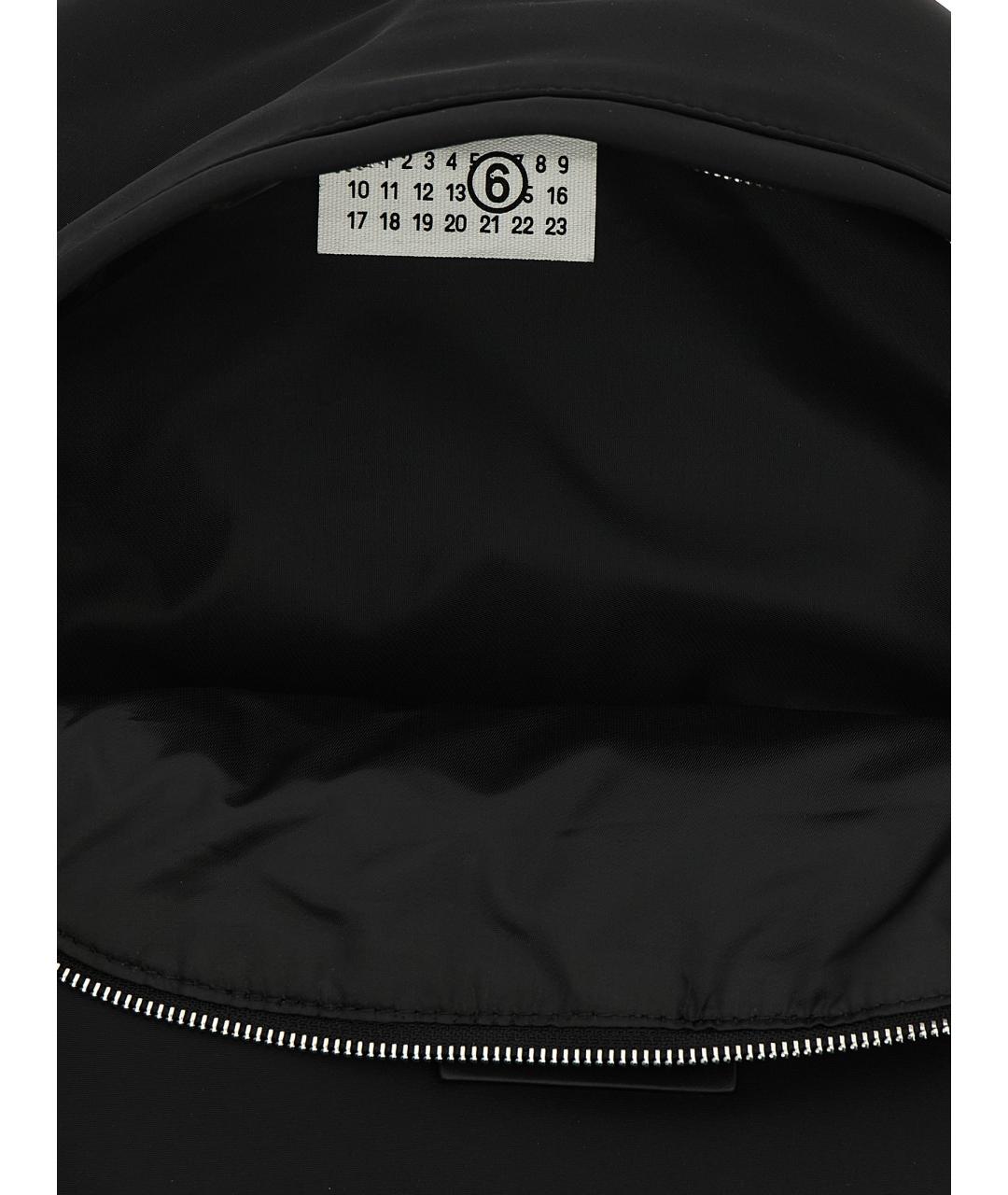 MM6 MAISON MARGIELA Черный синтетический рюкзак, фото 4