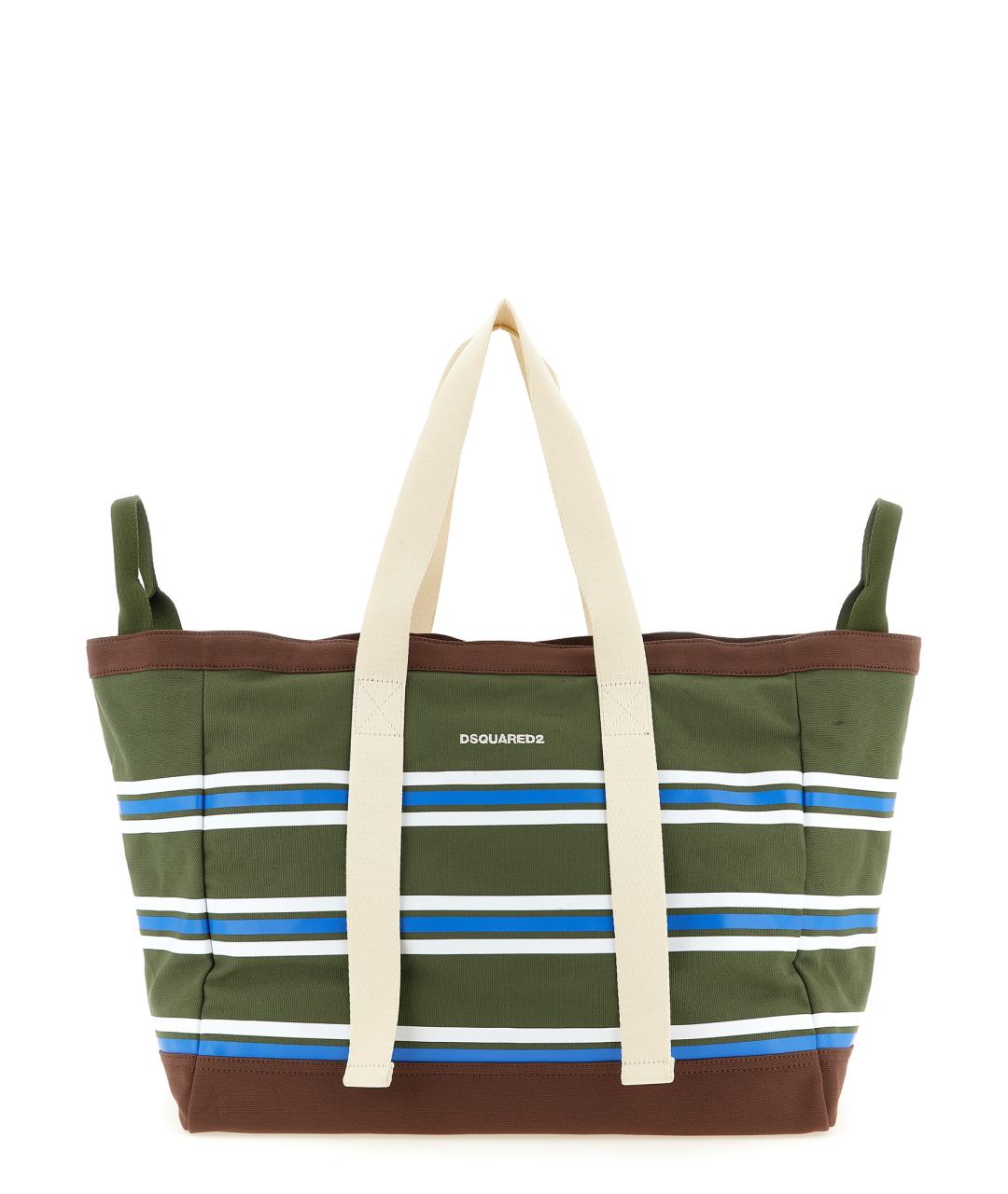 DSQUARED2 Мульти хлопковая сумка тоут, фото 1