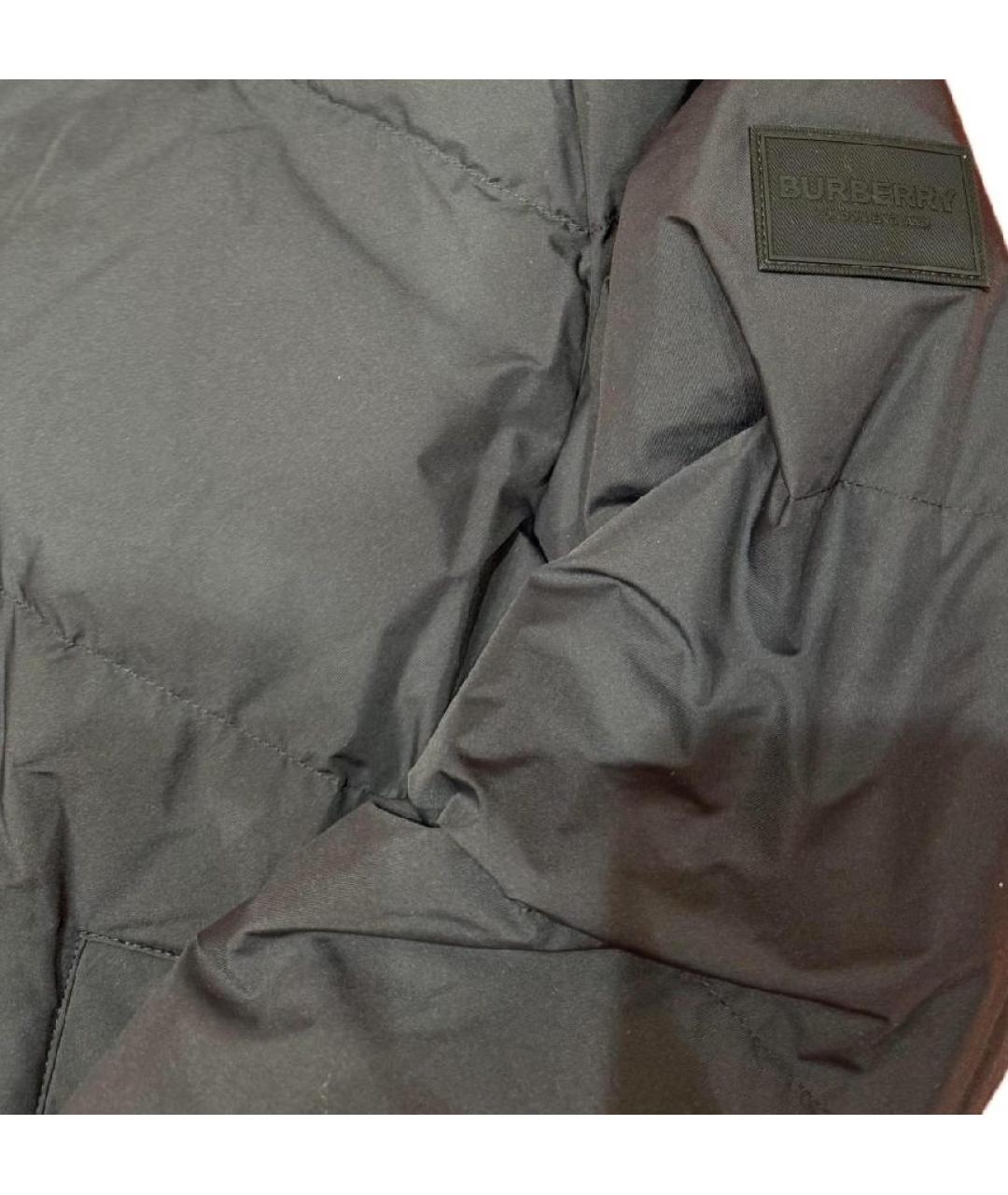BURBERRY Черный пуховик, фото 3