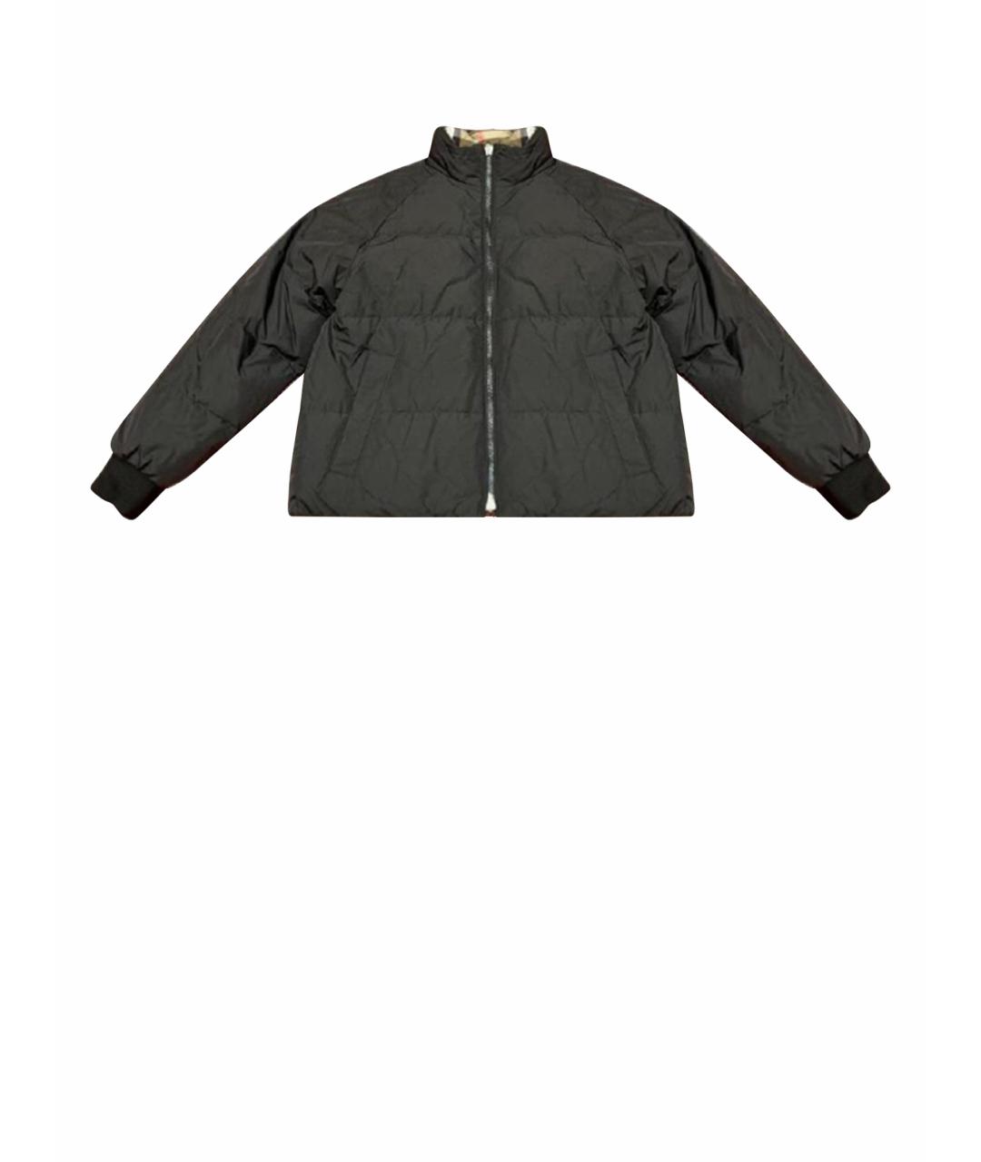 BURBERRY Черный пуховик, фото 1