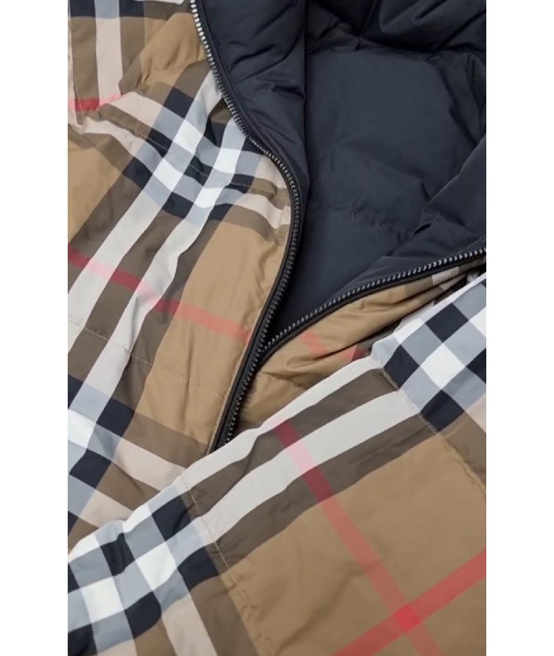 BURBERRY Черный пуховик, фото 4