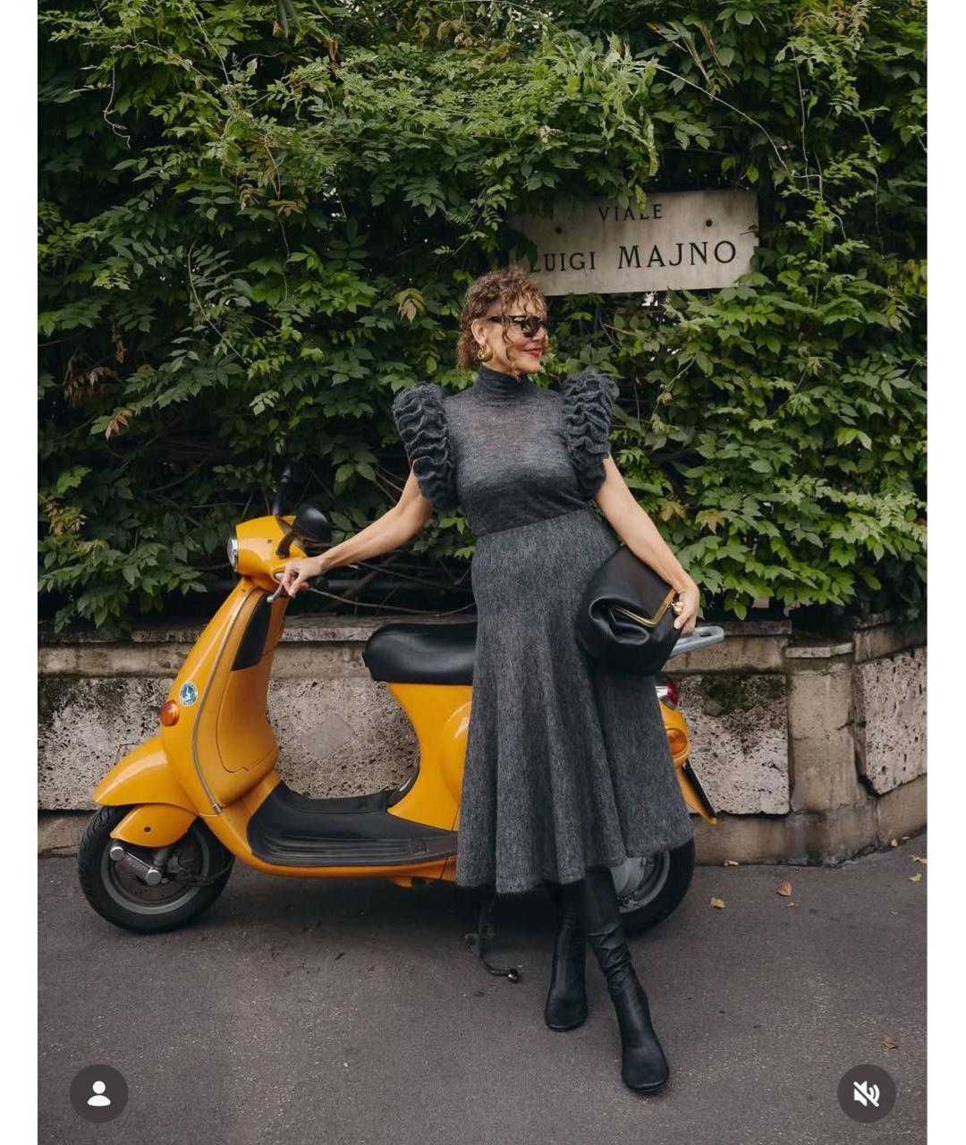 ALAIA Серое шерстяное боди, фото 6