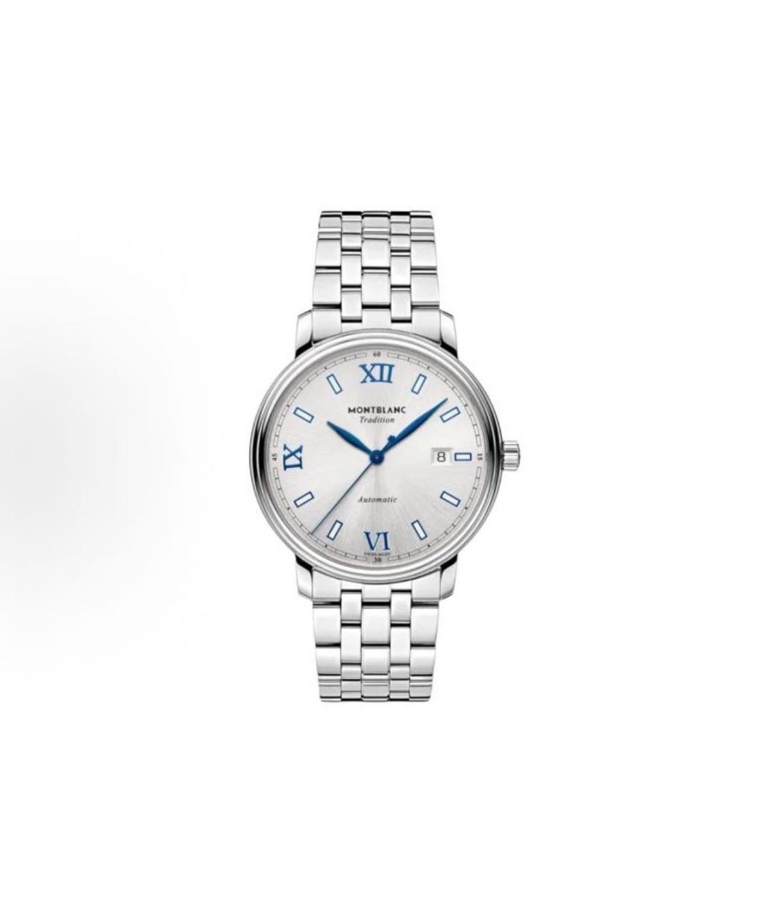 MONTBLANC Серебряные стальные часы, фото 6