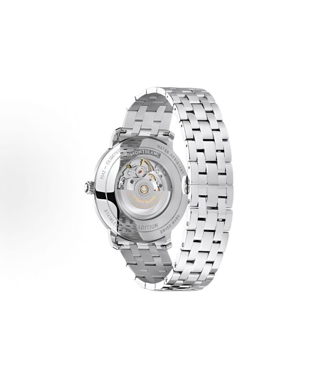 MONTBLANC Серебряные стальные часы, фото 4