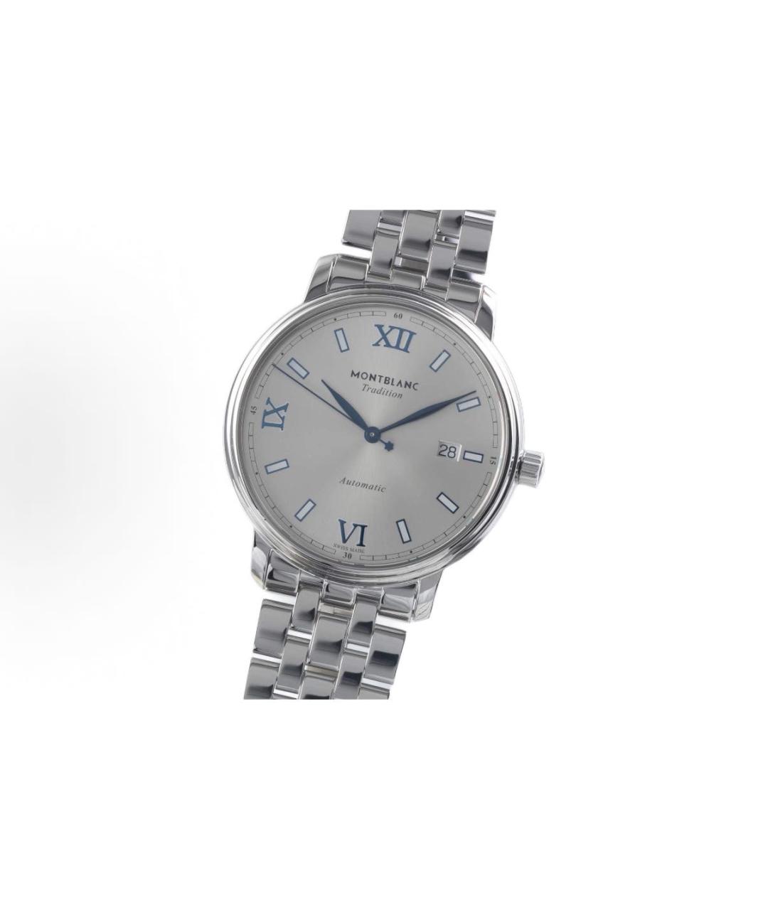 MONTBLANC Серебряные стальные часы, фото 2