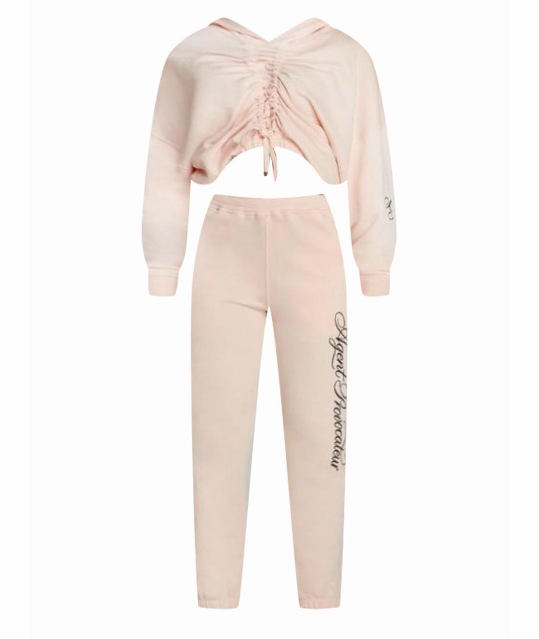 AGENT PROVOCATEUR Розовый хлопковый спортивные костюмы, фото 8